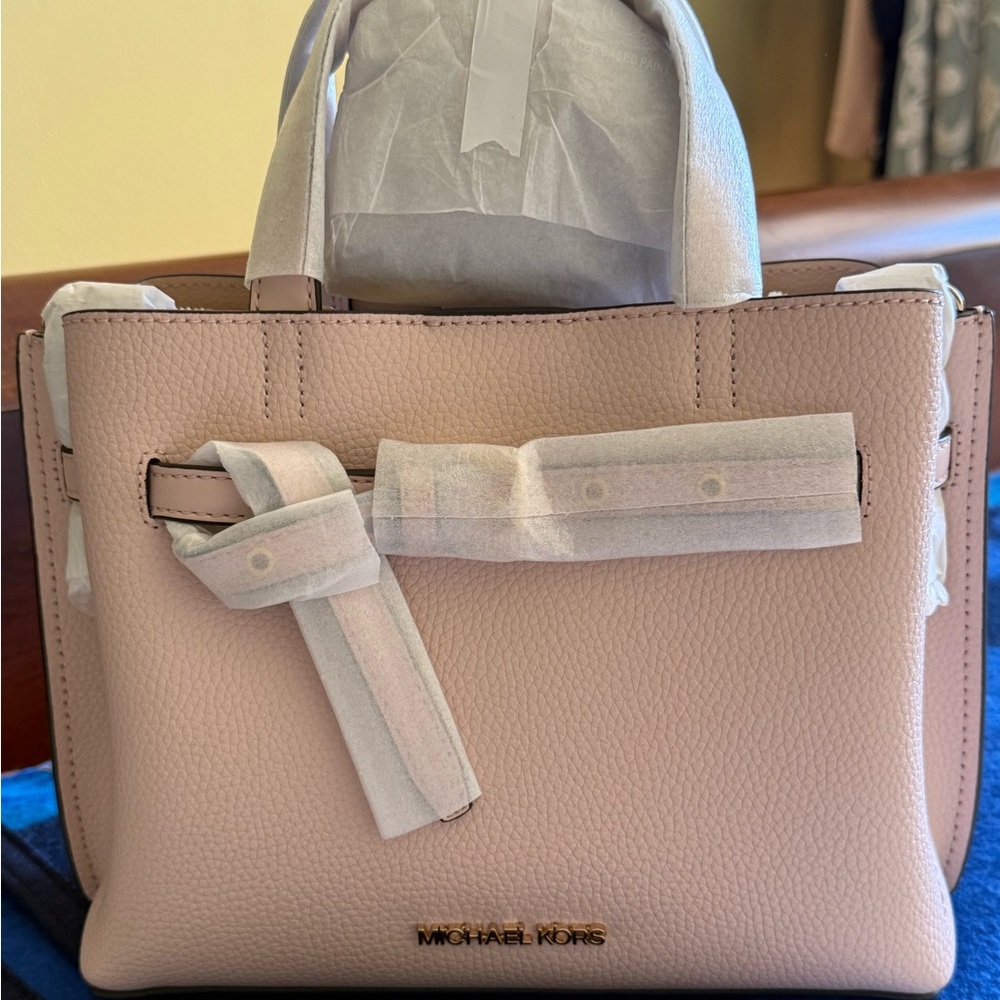 Michael Kors Pink Leather Tote Bag